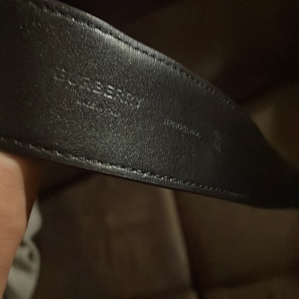 Burrberry black original belt (New) - Picture 2 of 3